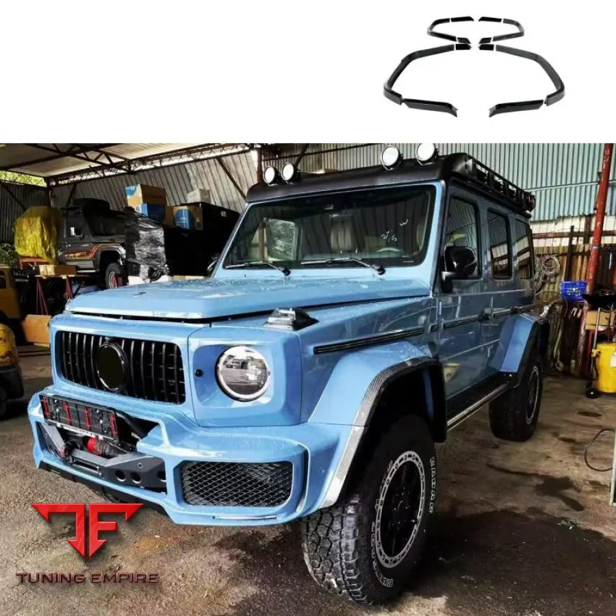 MERCEDES BENZ W464 FENDER ARCHES DRY CARBON FIBER MATERIAL