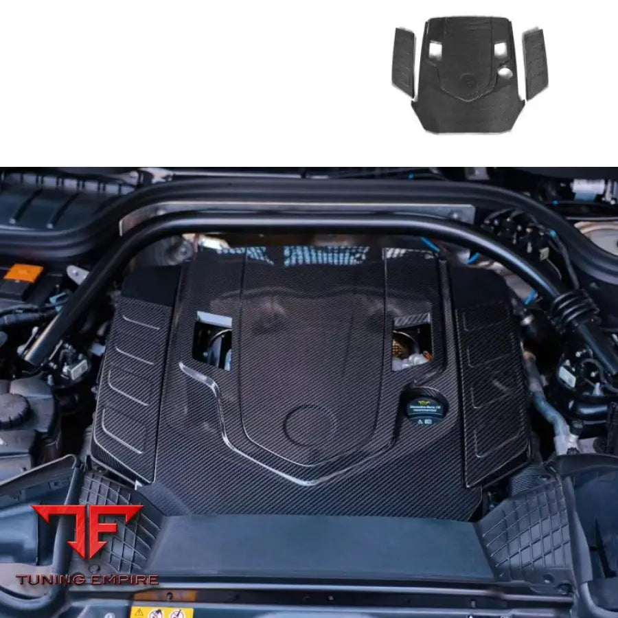 MERCEDES BENZ W464 G500 DRY CARBON FIBER ENGINE HOOD COVER