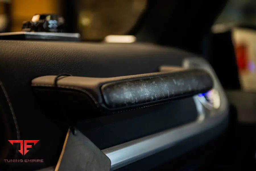 MERCEDES BENZ W464 G550 G63 AMG G-CLASS DRY CARBON FIBER CO-PILOT HANDRAIL REPLACEMENT BSD