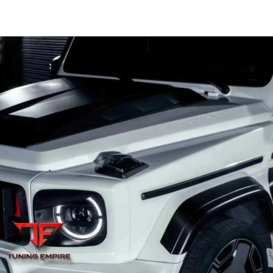 MERCEDES BENZ W464 G63 CARBON FIBER HEAD LAMP COVER FIT