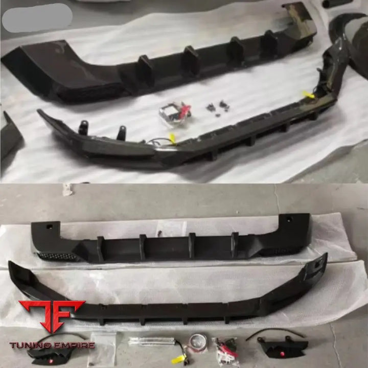 MERCEDES BENZ W464 G63 DRY CARBON FIBER FRONT LIP REAR DIFFUSER