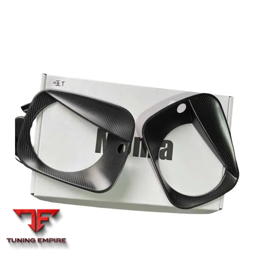 MERCEDES BENZ W464 G63 W463A DRY CARBON FIBER HEADLIGHT FRAME COVER TRIM