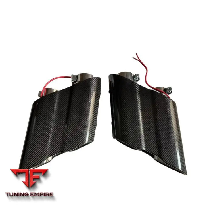 MERCEDES BENZ W464 TIPS DRY CARBON FIBER TIPS FIT EXHAUST