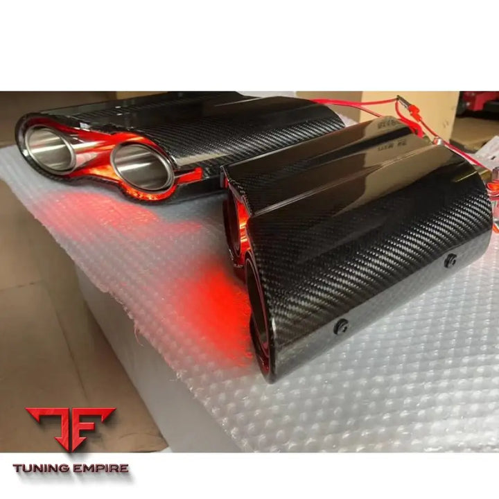 MERCEDES BENZ W464 TIPS DRY CARBON FIBER TIPS FIT EXHAUST