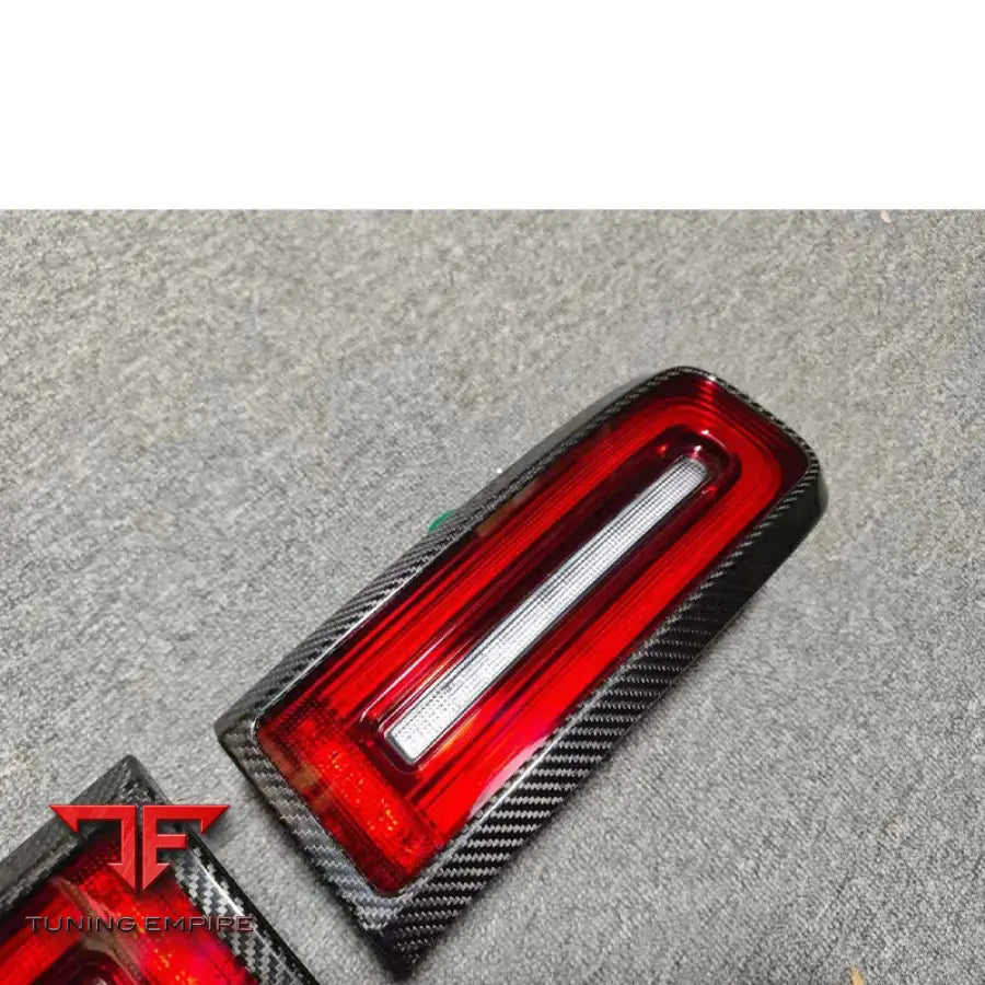 MERCEDES BENZ W464 W463A CARBON FIBER MATERIAL REAR LIGHT COVER