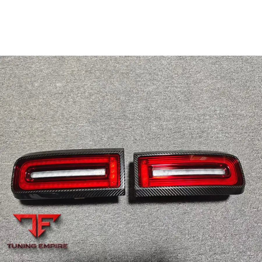 MERCEDES BENZ W464 W463A CARBON FIBER MATERIAL REAR LIGHT COVER