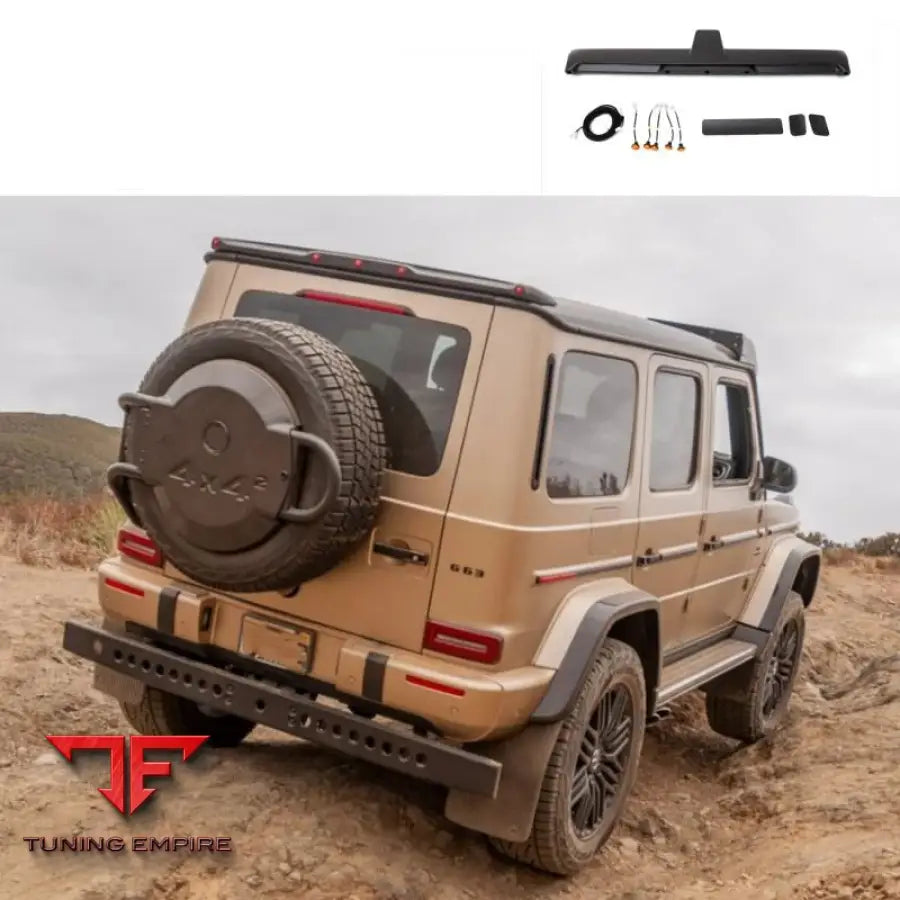 MERCEDES BENZ W464 W463A CARBON FIBER REAR ROOF SPOILER