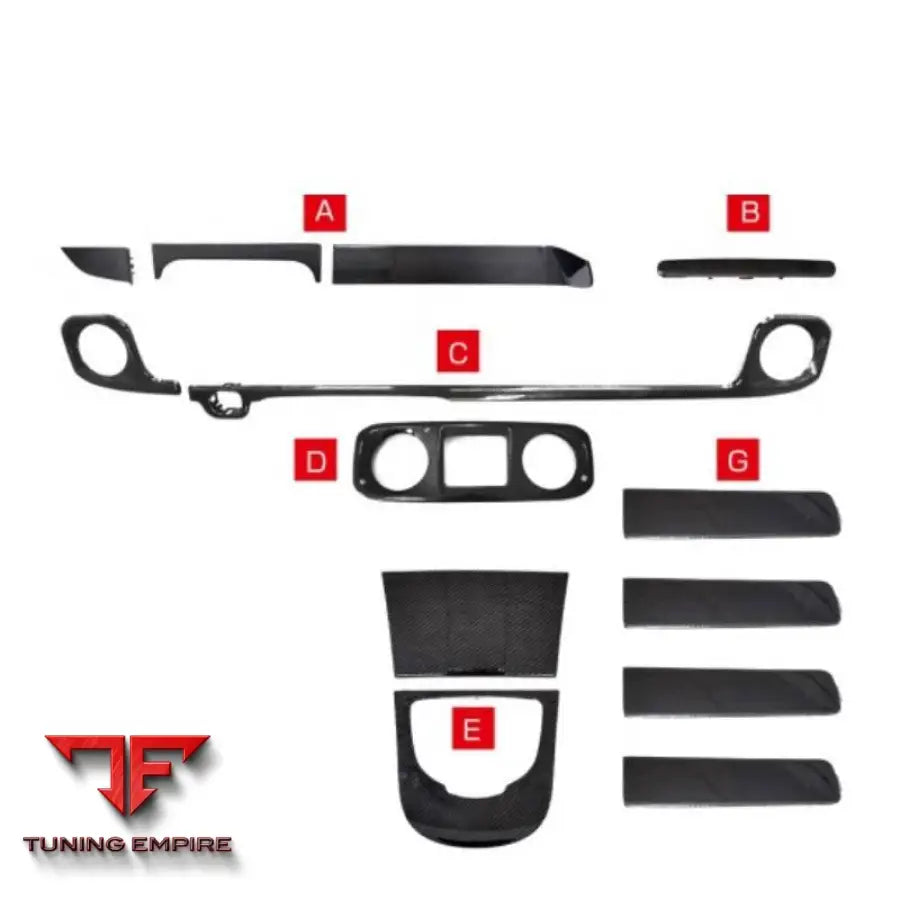 MERCEDES BENZ W464 W463A CAR DRY CARBON FIBER PARTS KIT