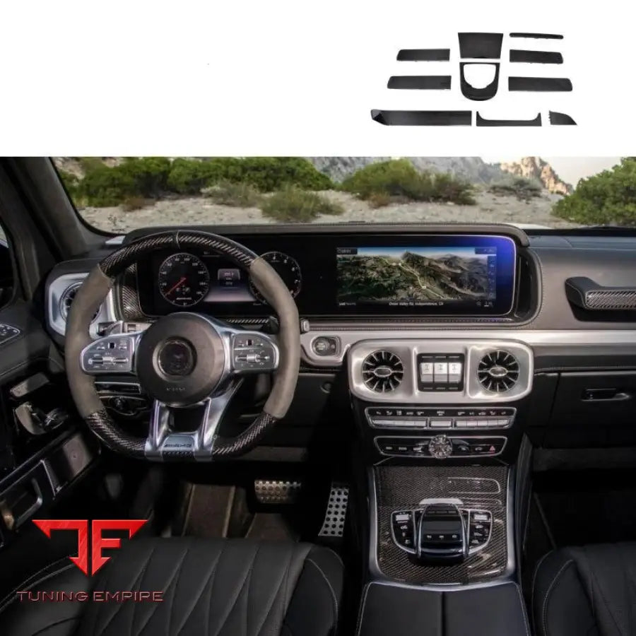 MERCEDES BENZ W464 W463A CAR DRY CARBON FIBER PARTS KIT