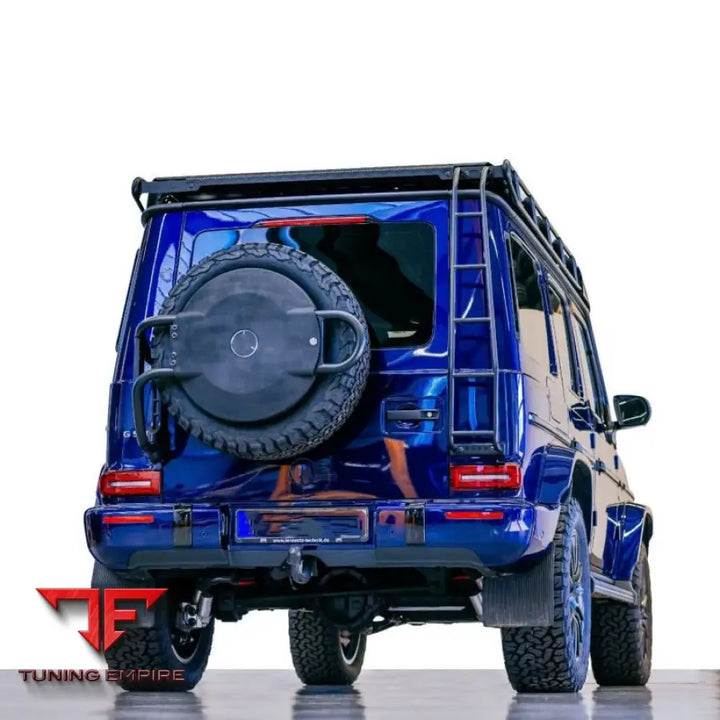 MERCEDES BENZ W464 W463A DRY CARBON FIBER TIRE CARRIER WITH BRACKET