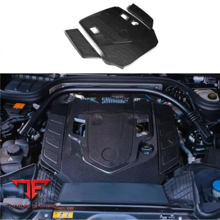 MERCEDES BENZ W464 W463A G500 CARBON ENGINE COVER REPLACEMENT