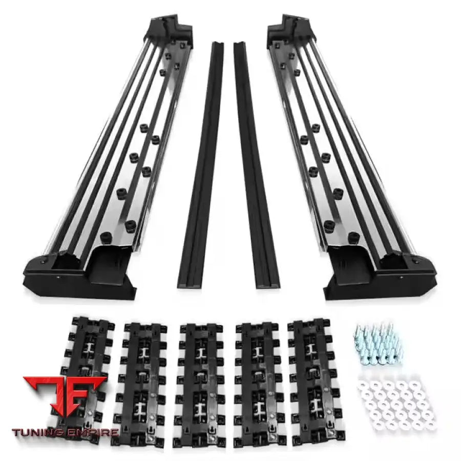 MERCEDES BENZ W464 W463A G500 G550 G63 G350D STAINLESS STEEL SIDE RUNNING BOARD