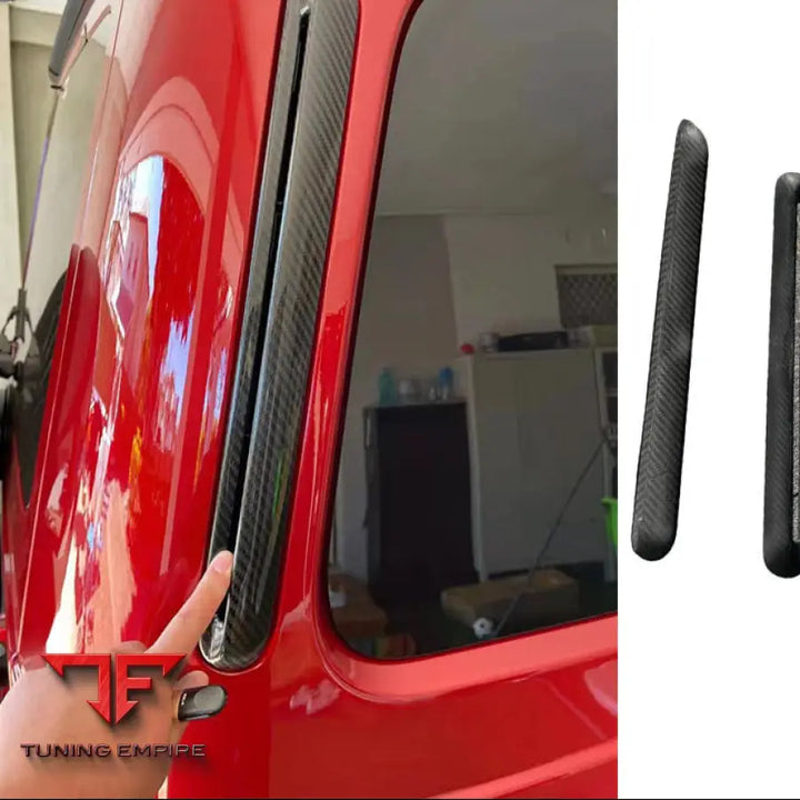 MERCEDES BENZ W464 W463A G500 G63 DRY CARBON FIBER C PILLAR TRIM
