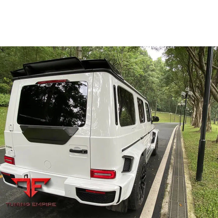 MERCEDES BENZ W464 W463A G500 G63 G550 DRY CARBON FIBER MATERIAL REAR DOOR COVER CAR
