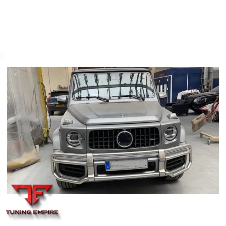MERCEDES BENZ W464 W463A G63 BUMPER GUARD BULL BAR WITH BRACKET