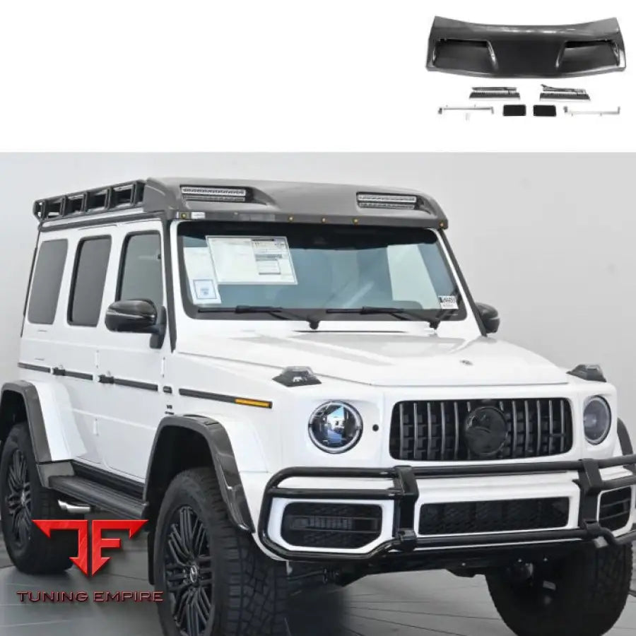 MERCEDES BENZ W464 W463A G63 CARBON FIBER ROOF SPOILER