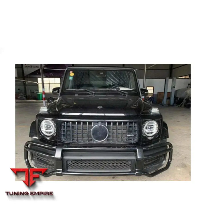 MERCEDES BENZ W464 W463A G63 FRONT BUMPER GUARD WITH IRON BRACKET