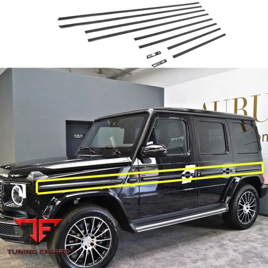 MERCEDES BENZ W464 W463A G63 G350 G500 G550 CAR SIDE MOLDING TRIMS