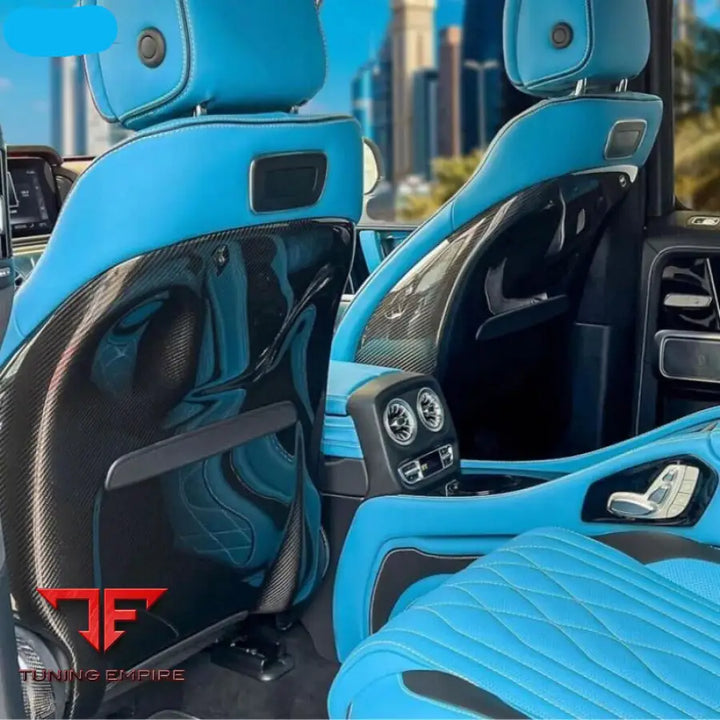 MERCEDES BENZ W464 W463A G63 G350 G500 G550 CARBON FIBER SEAT BACK TRIM