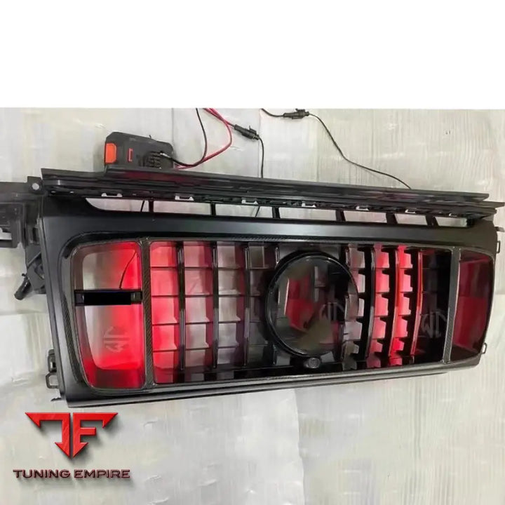 MERCEDES BENZ W464 W463A G63 CAR GRILLS DRY CARBON FIBER MATERIAL FRONT GRILL