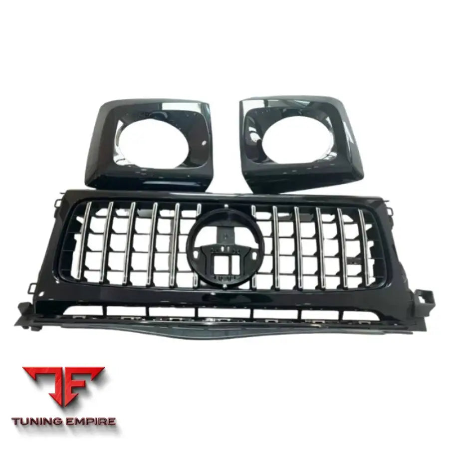MERCEDES BENZ W465 G500 G63 GRILLE HEADLIGHT COVER UPGRADE TO 2025 VERSION