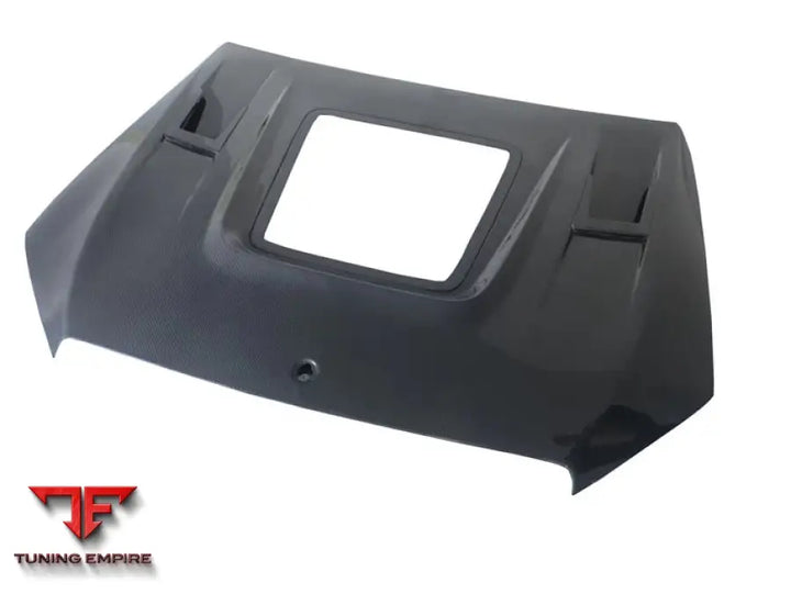 MERCEDES C63 AMG W204 CARBON HOOD WITH GLASS