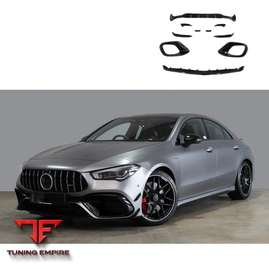 MERCEDES CLA 45 AMG W118 GLOSS BLACK AERO KIT