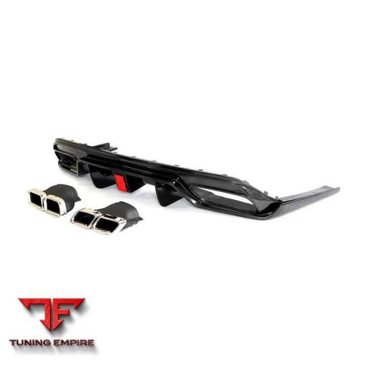 MERCEDES E-Coupe C207 CARBON DIFFUSER WITH 3RD BRAKE LIGHT