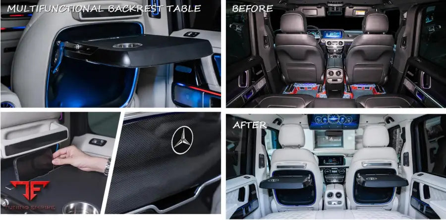 MERCEDES G-CLASS W464 MULTIFUNCTIONAL BACKREST TABLES