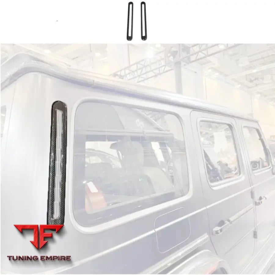 MERCEDES G CLASS W465 G63 G500 CARBON FIBER PILLAR TRIM
