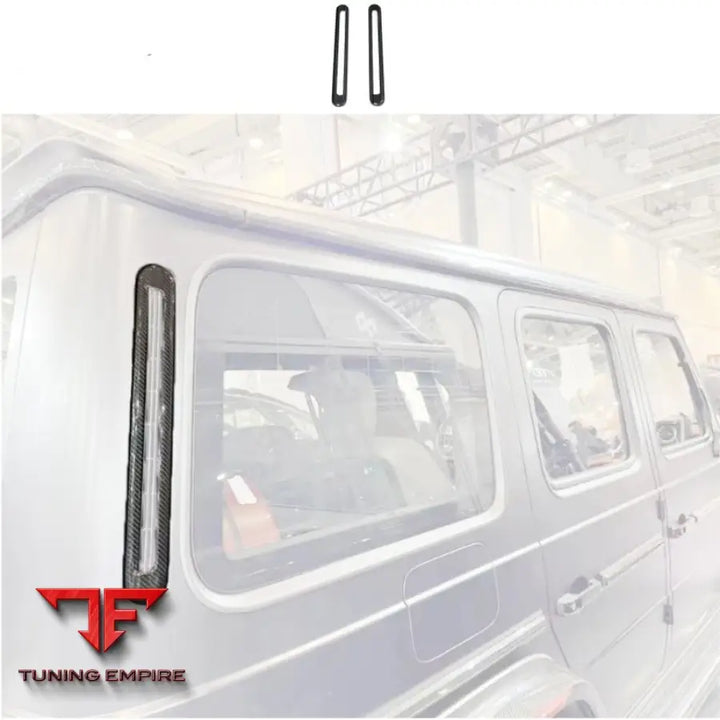 MERCEDES G CLASS W465 G63 G500 CARBON FIBER PILLAR TRIM
