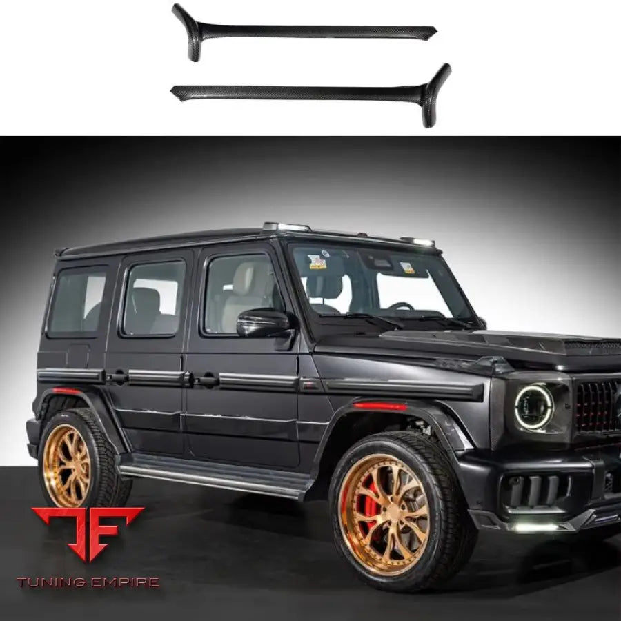 MERCEDES G CLASS W465 G63 G500 CARBON FIBER PILLAR TRIM