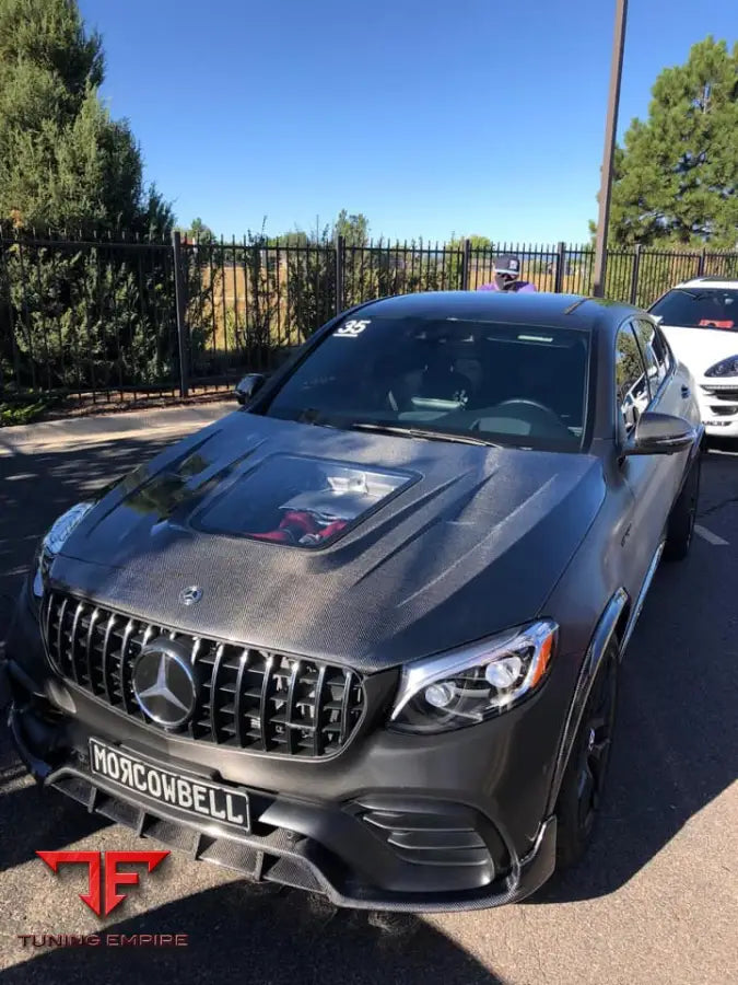 MERCEDES GLC AMG 63 COUPE / SUV CARBON HOOD WITH GLASS X253/C253
