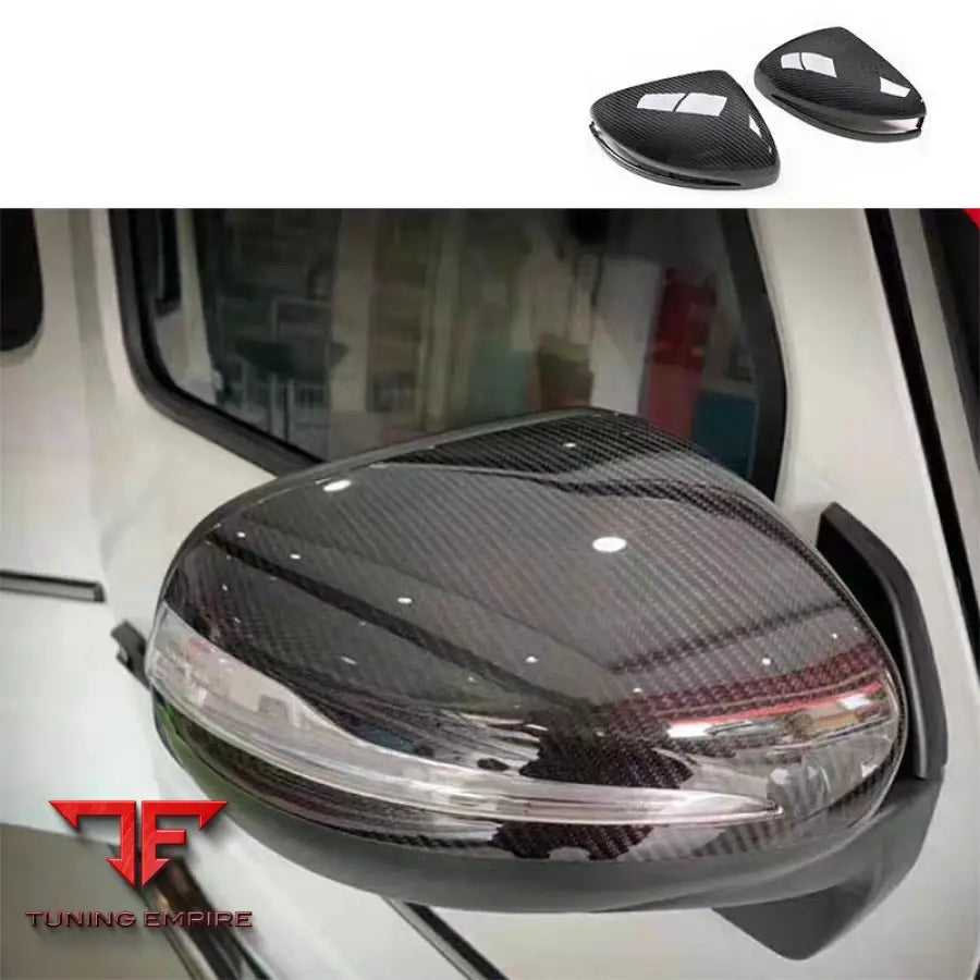 MERCEDES GLE GLS W464 DRY CARBON SIDE MIRROR COVER KIT