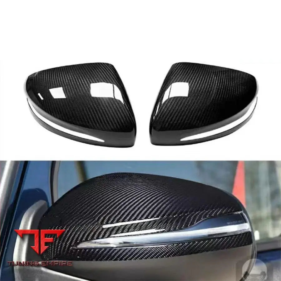MERCEDES GLE GLS W464 DRY CARBON SIDE MIRROR COVER KIT