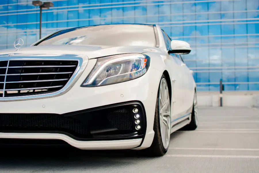 MERCEDES S-CLASS W222 BODY KIT WITH FENDERS AND LED
