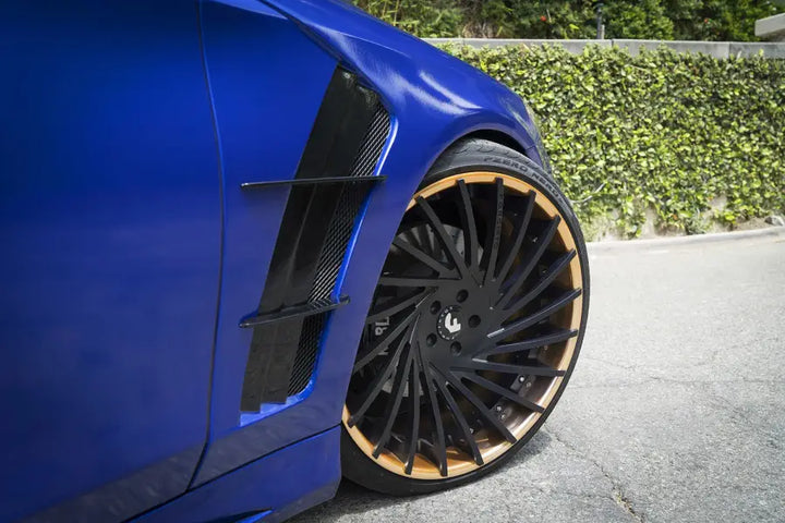 MERCEDES S-CLASS W222 BODY KIT WITH FENDERS AND LED