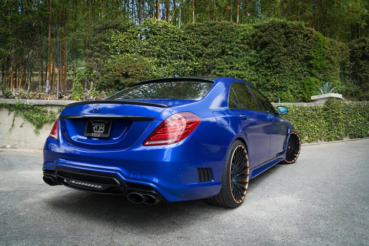 MERCEDES S-CLASS W222 BODY KIT WITH FENDERS AND LED