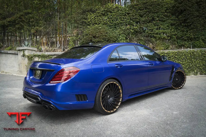 MERCEDES S-CLASS W222 BODY KIT WITH FENDERS AND LED