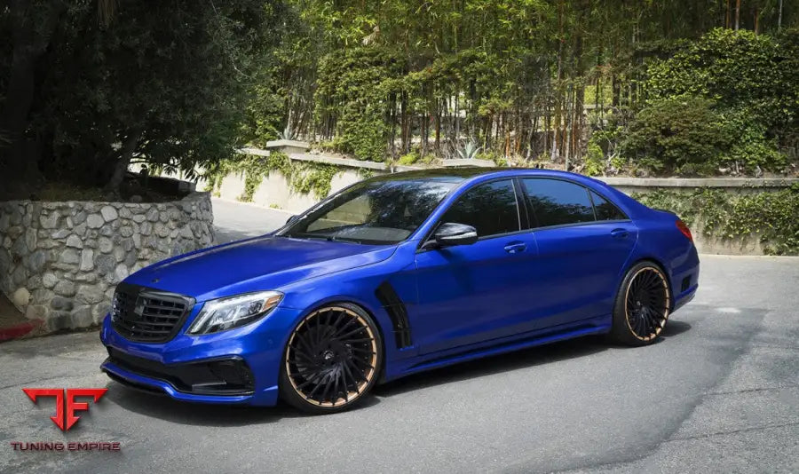 MERCEDES S-CLASS W222 BODY KIT WITH FENDERS AND LED