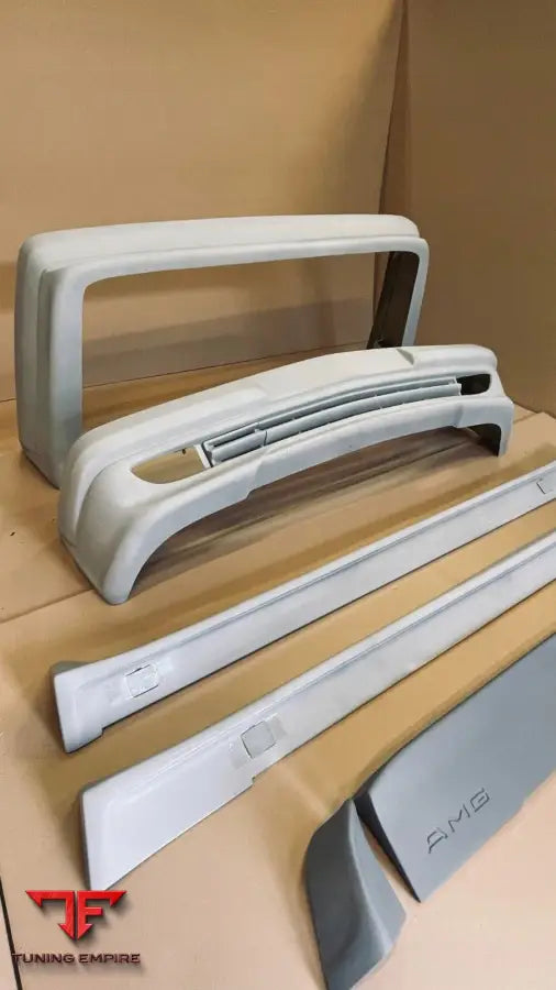 MERCEDES W124 SEDAN BUMPER SET + SIDE SKIRTS SPOILER AMG + FULL BODY KIT AMG