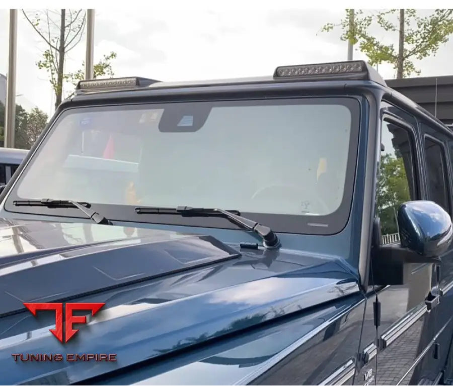 MERCEDES W463A FRONT ROOF SPOILER LIGHT BAR ATTACHMENT