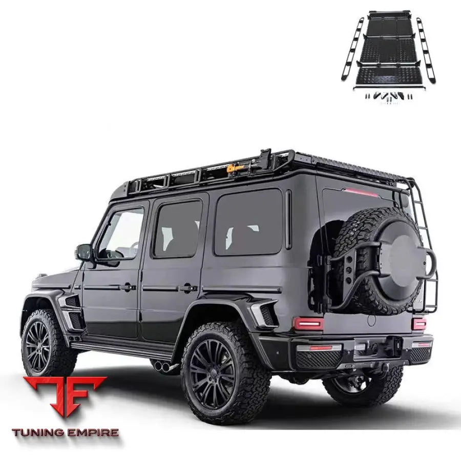 MERCEDES W463A G500 G63 ROOF LUGGAGE RACK WITH LADDER