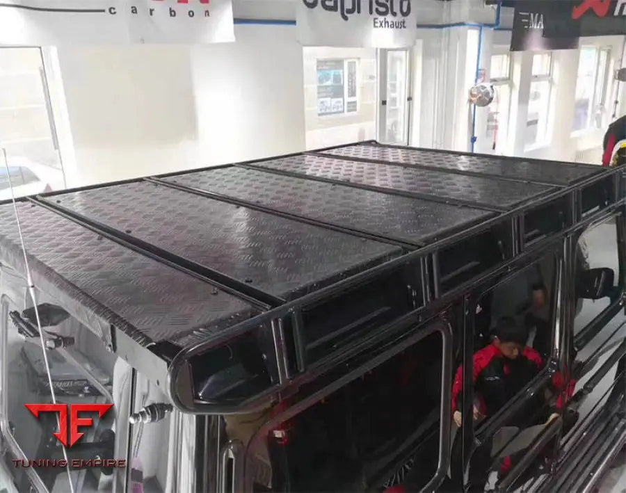 MERCEDES W463A G500 G63 ROOF LUGGAGE RACK WITH LADDER