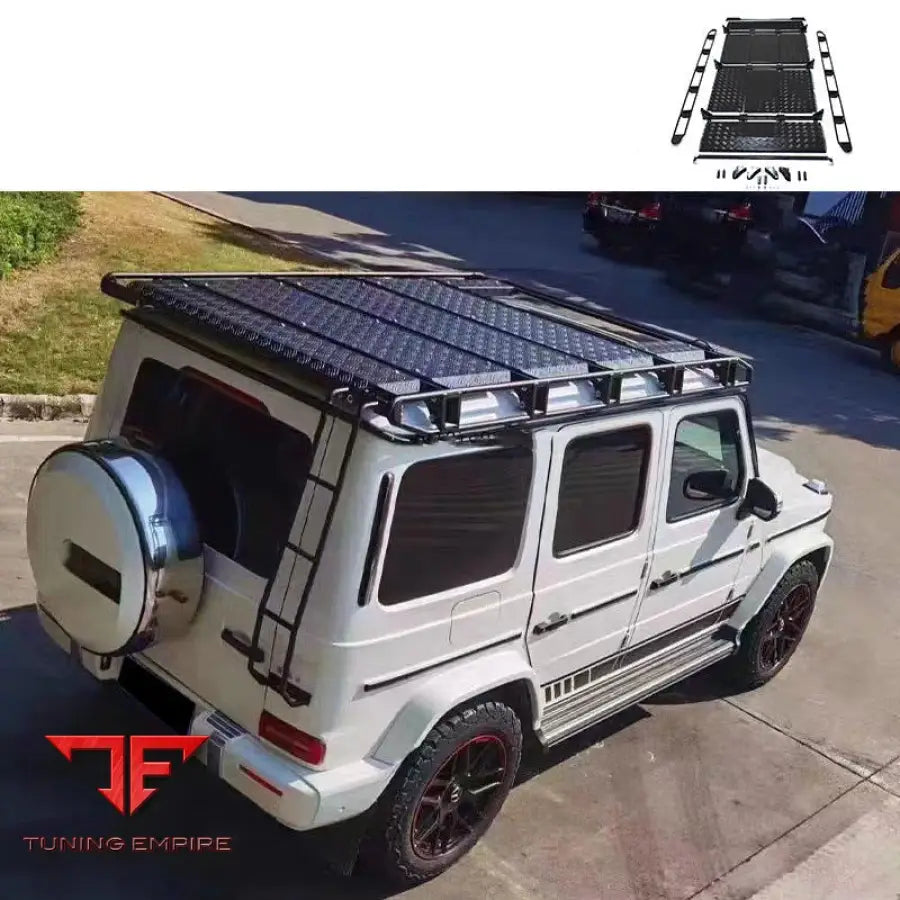 MERCEDES W463A G500 G63 ROOF LUGGAGE RACK WITH LADDER