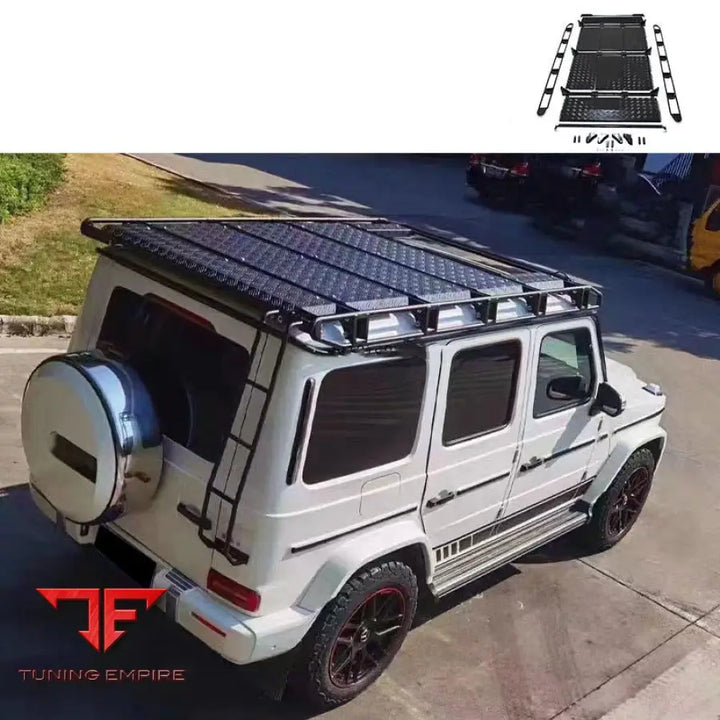MERCEDES W463A G500 G63 ROOF LUGGAGE RACK WITH LADDER
