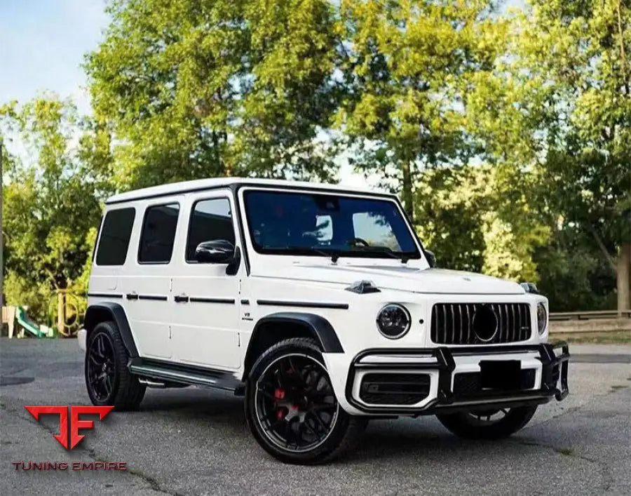 MERCEDES W463A G63 BLACK & SILVER BUMPER GUARD KIT