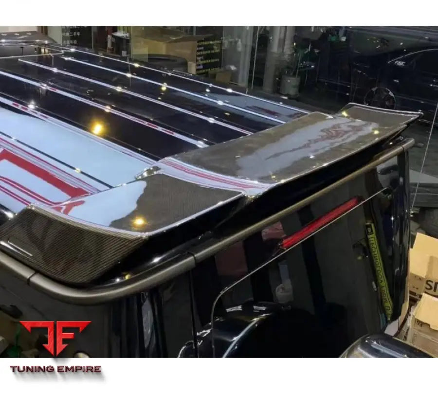 MERCEDES W464 G CLASS CARBON FIBER REAR SPOILER FIT