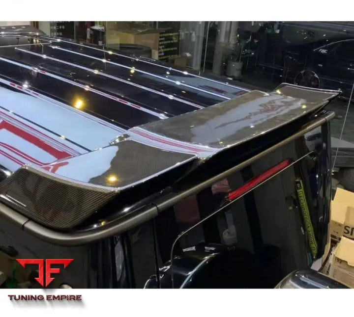 MERCEDES W464 G CLASS CARBON FIBER REAR SPOILER FIT