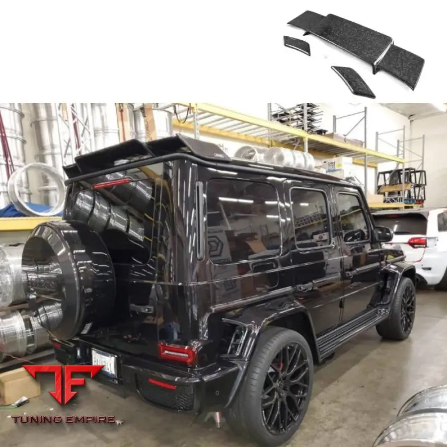 MERCEDES W464 G CLASS CARBON FIBER REAR SPOILER FIT